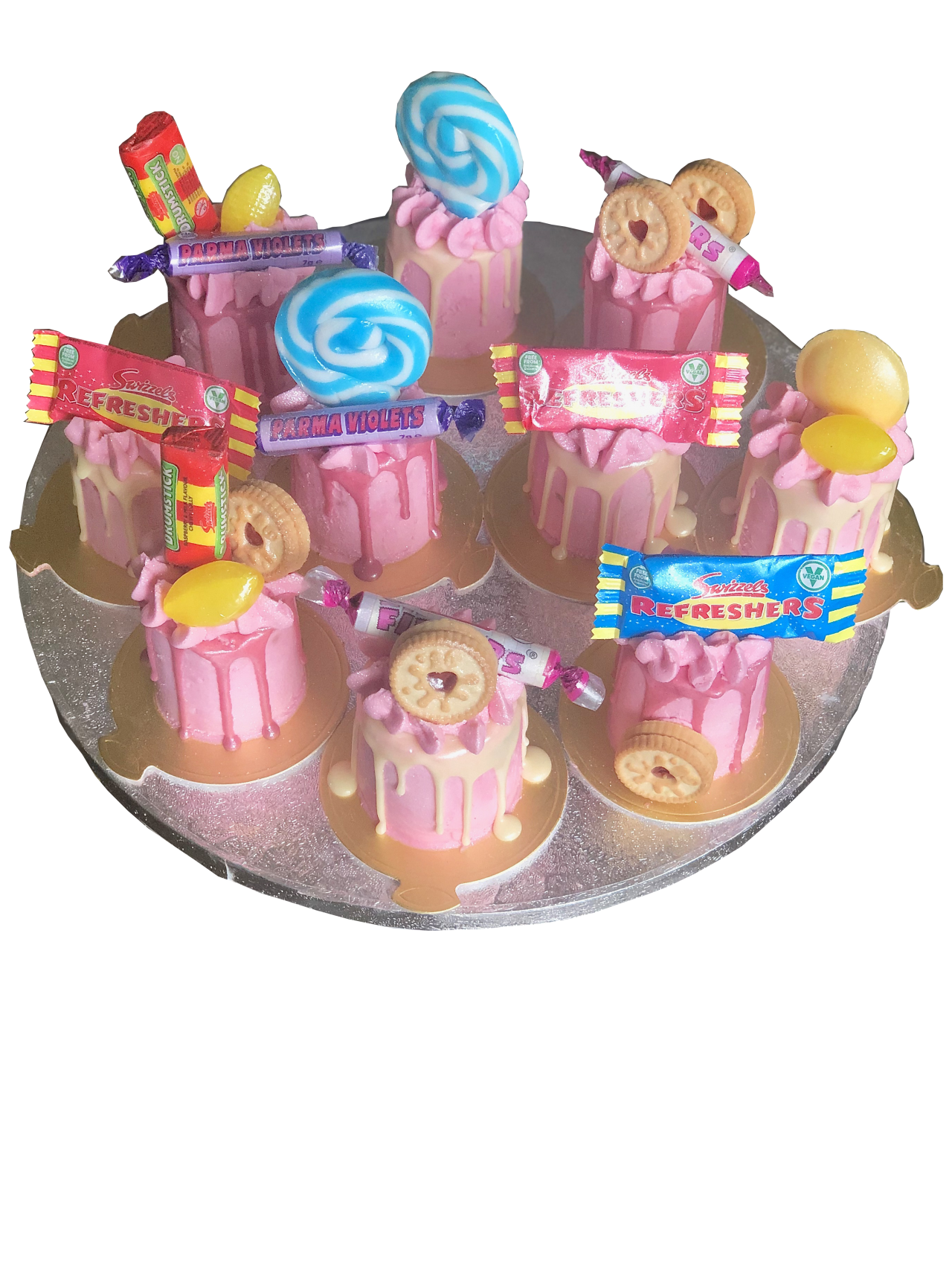 Candy Land Baby Drips cake