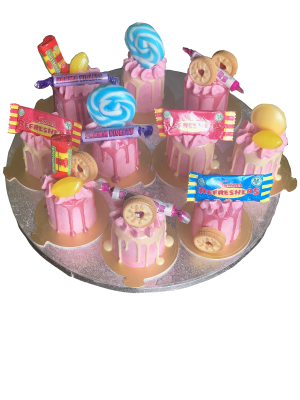 Candy Land Baby Drips cake